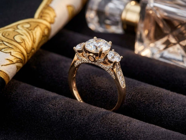 24k Gold Plated Branded Ring