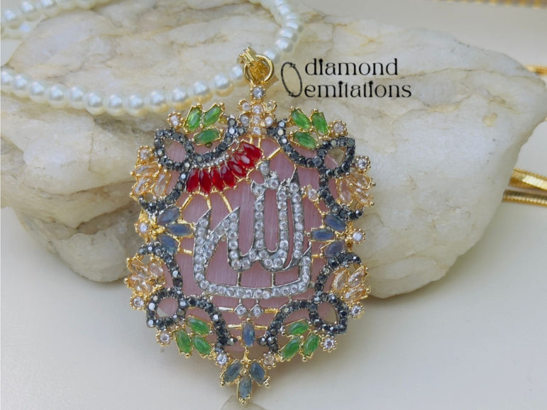 Goldplated Allah pendant