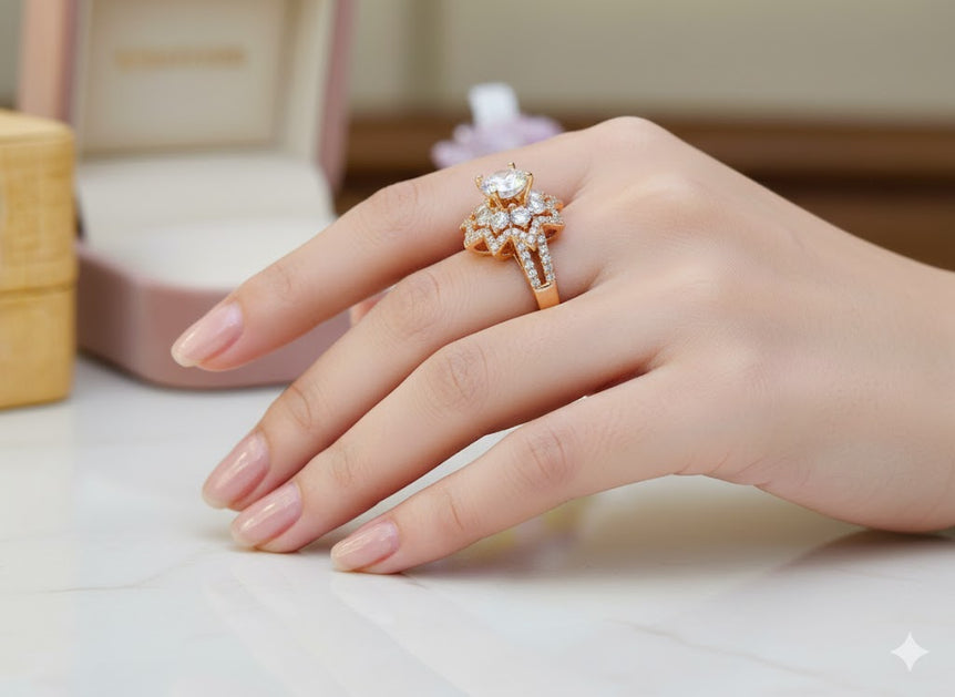 24k gold plated imported ring