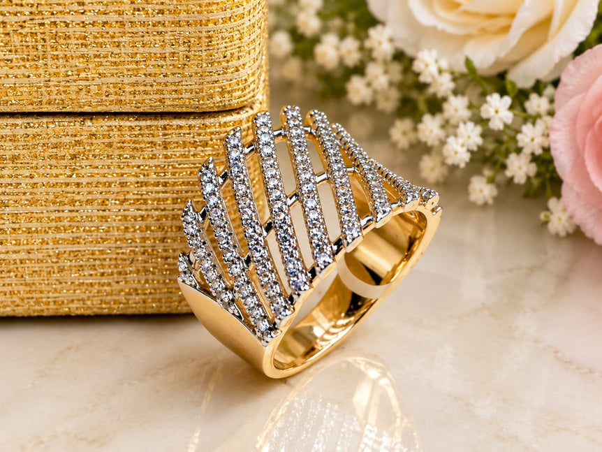 24k Gold Plated Branded Ring
