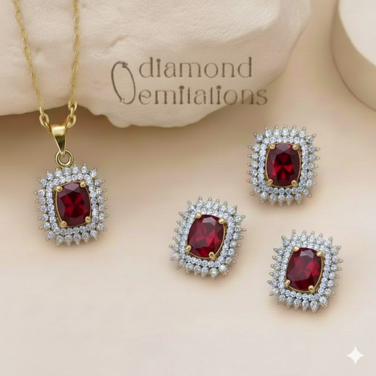 22k Goldplated Pendent Set