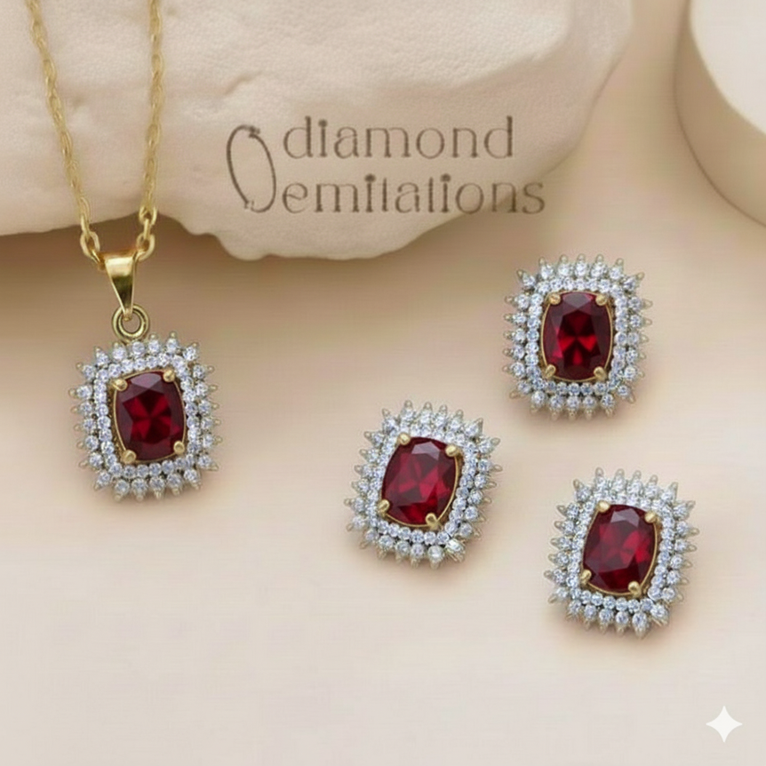 22k Goldplated Pendent Set