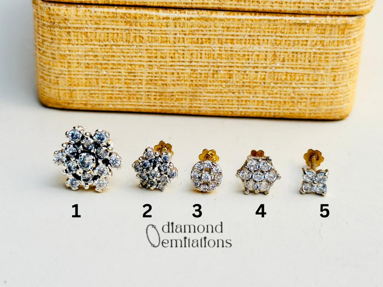 Diamond Cut Nosepins