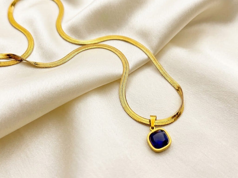 Goldplated Imported Chain and locket