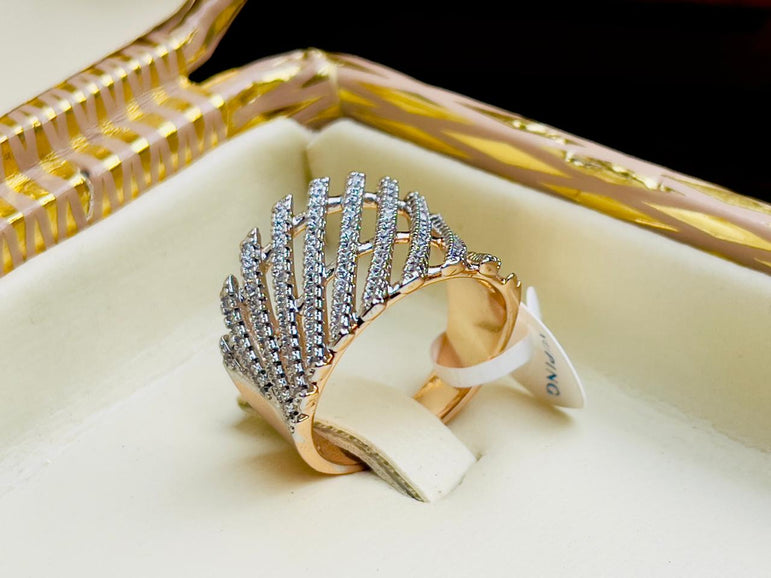 24k Gold Plated Branded Ring