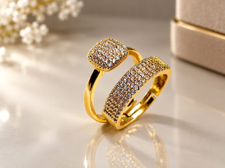 24k gold plated imported ring