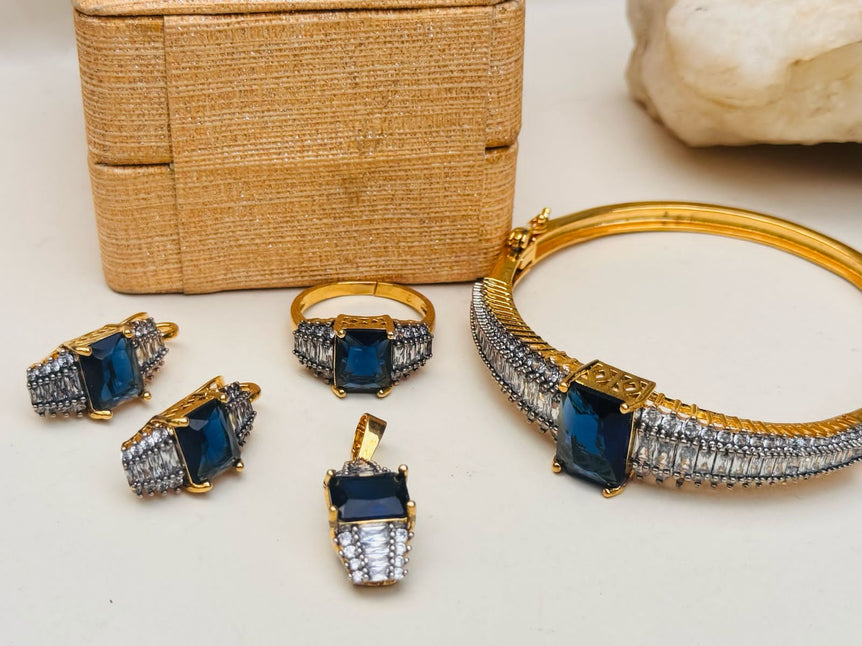 18k Goldplated With Real Zircons