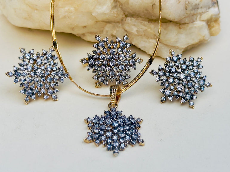 Goldplated Zircon Set