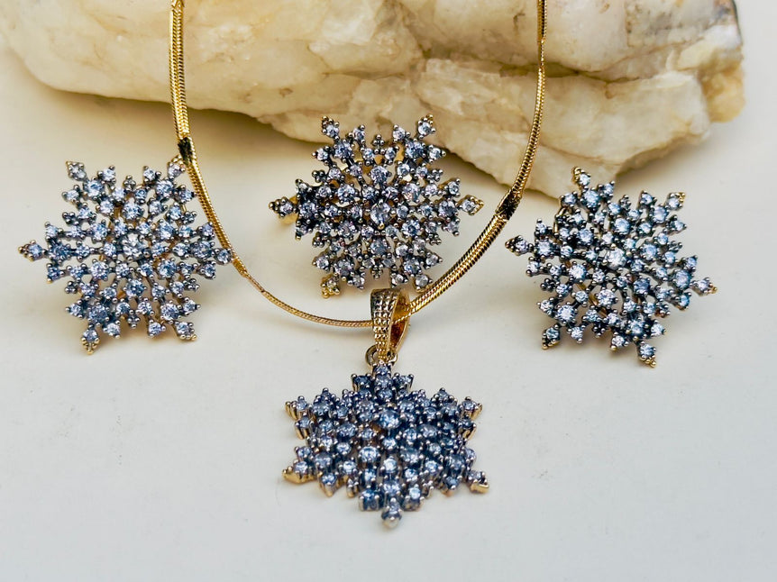 Goldplated Zircon Set