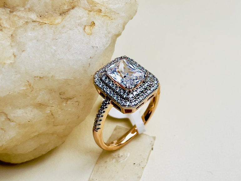 24k Gold Plated Branded Ring