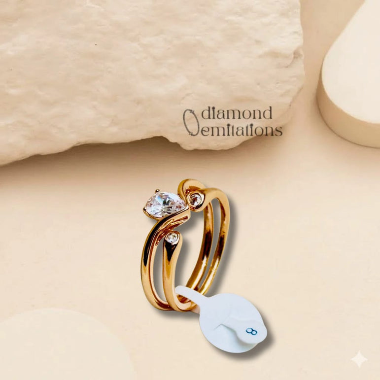 24k gold plated imported branded ring