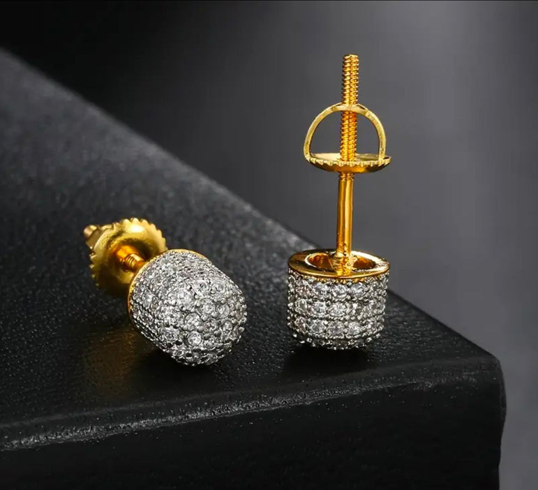 Goldplated Zircon Earstuds