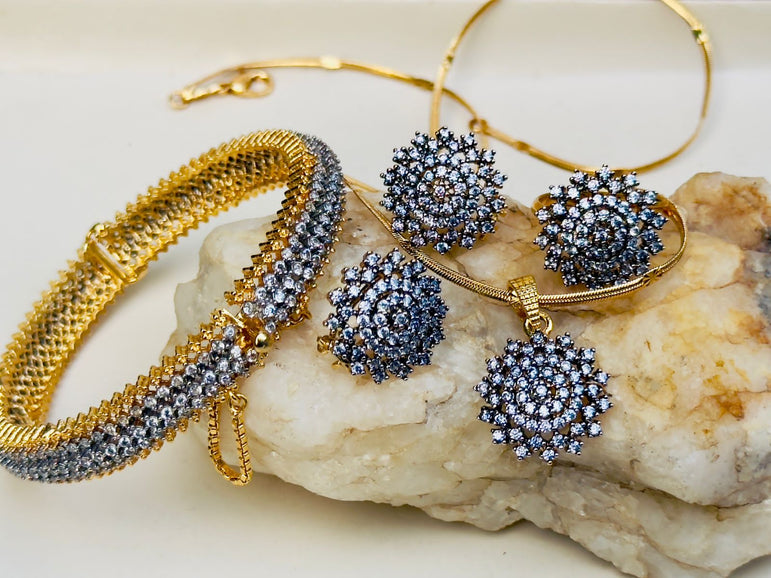 Goldplated Diamond Cut Combo Deal