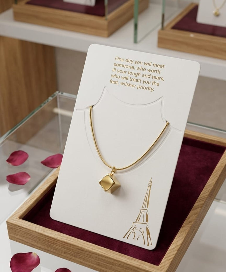 Goldplated Stainless Steel Chain Locket