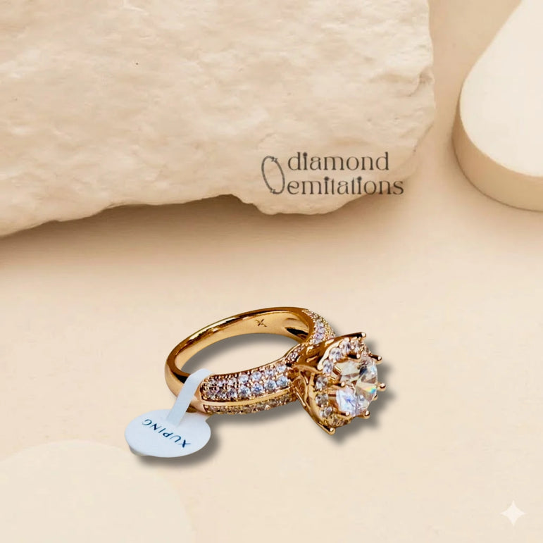 24k gold plated imported branded ring