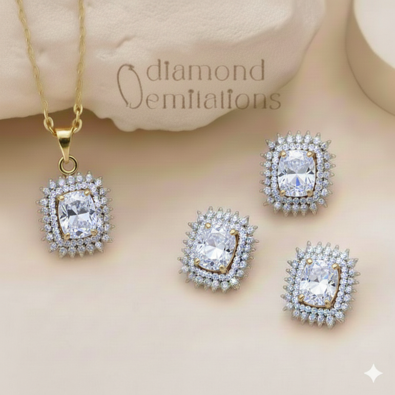 22k Goldplated Pendent Set