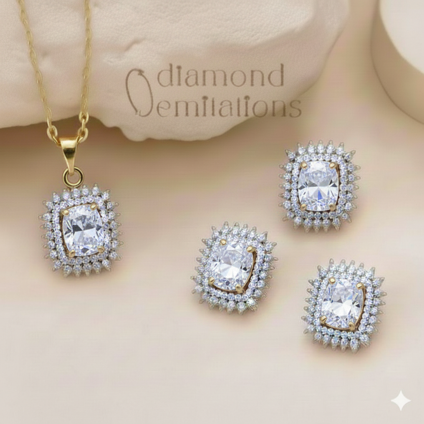 22k Goldplated Pendent Set