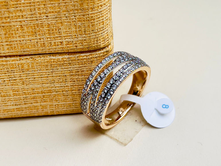 24k Gold Plated Branded Ring