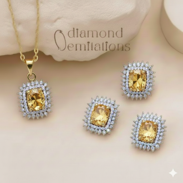 22k Goldplated Pendent Set