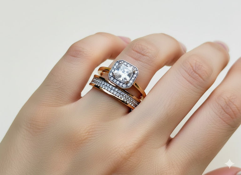 24k gold plated imported branded ring