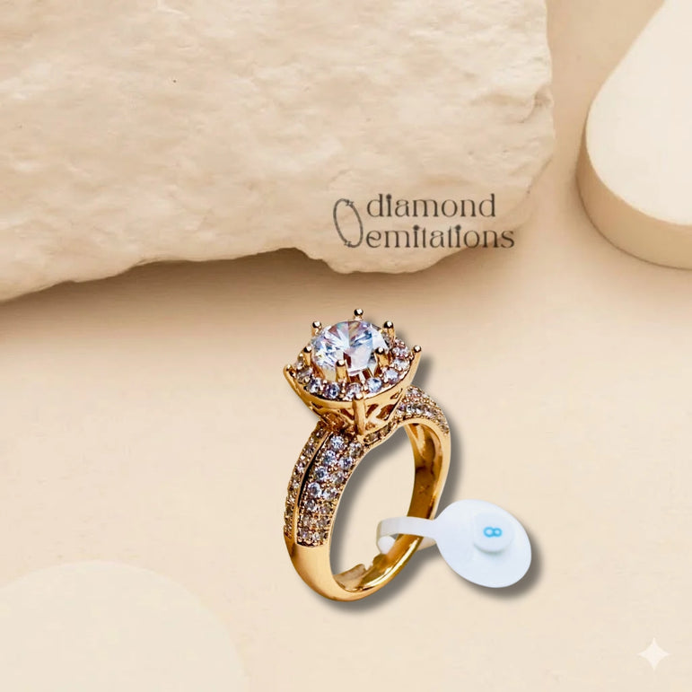 24k gold plated imported branded ring