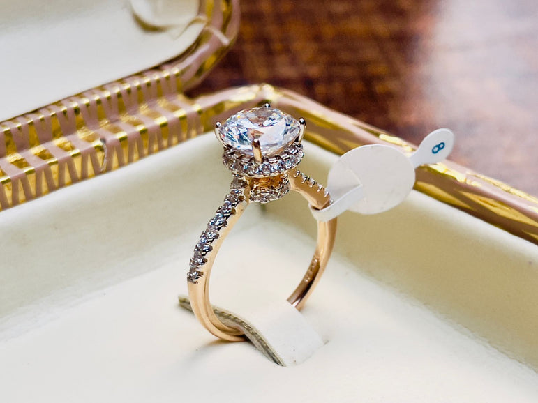 24k Gold Plated Branded Ring