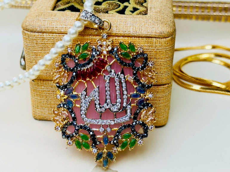 Goldplated Allah pendant