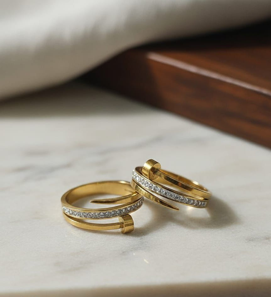 Gold plated imported ring