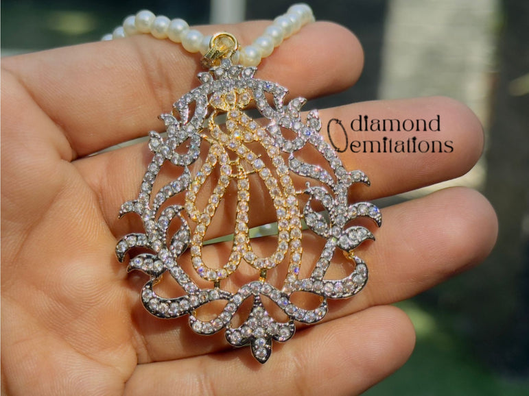 Goldplated Allah pendant