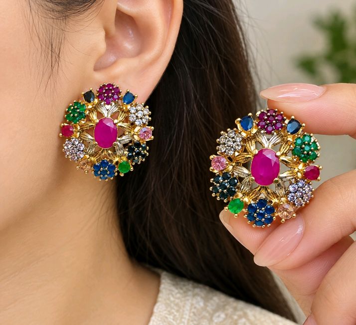 Designer Goldplated Earrings