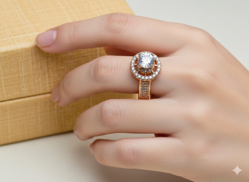 24k goldplated imported rings