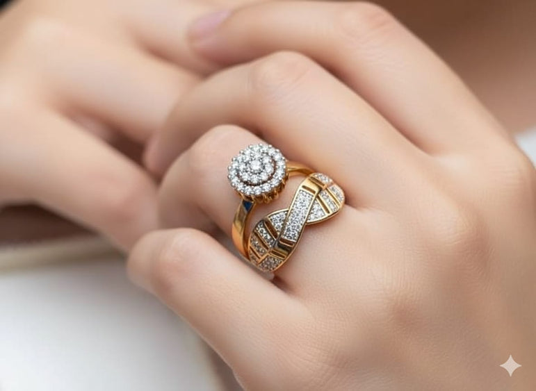 24k gold plated imported ring