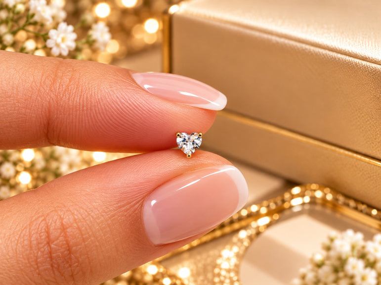 18 karat gold plated imported nosepin