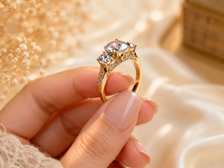 24k Gold Plated Branded Ring