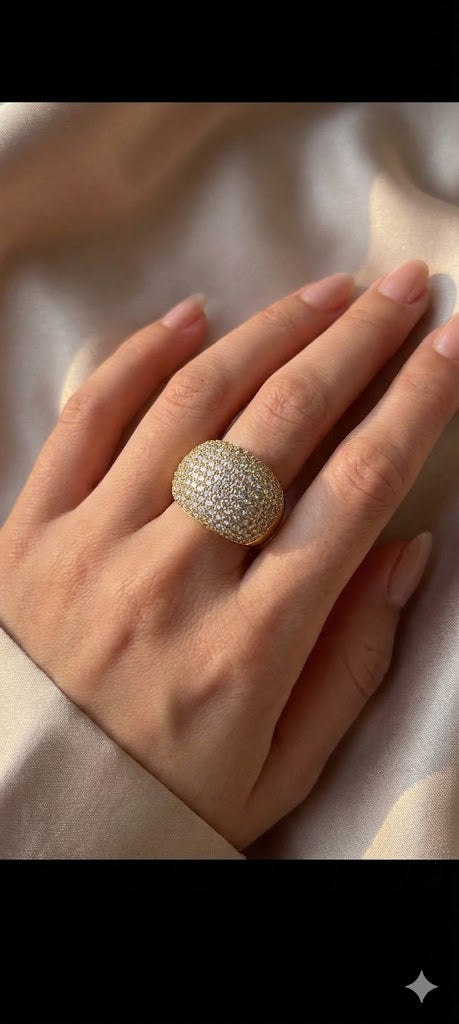 24k gold plated imported branded ring