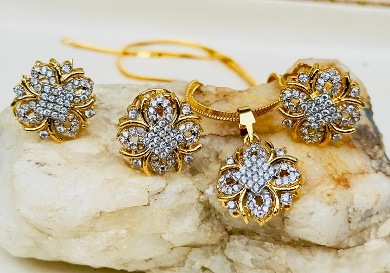 22k Goldplated Pendent Set