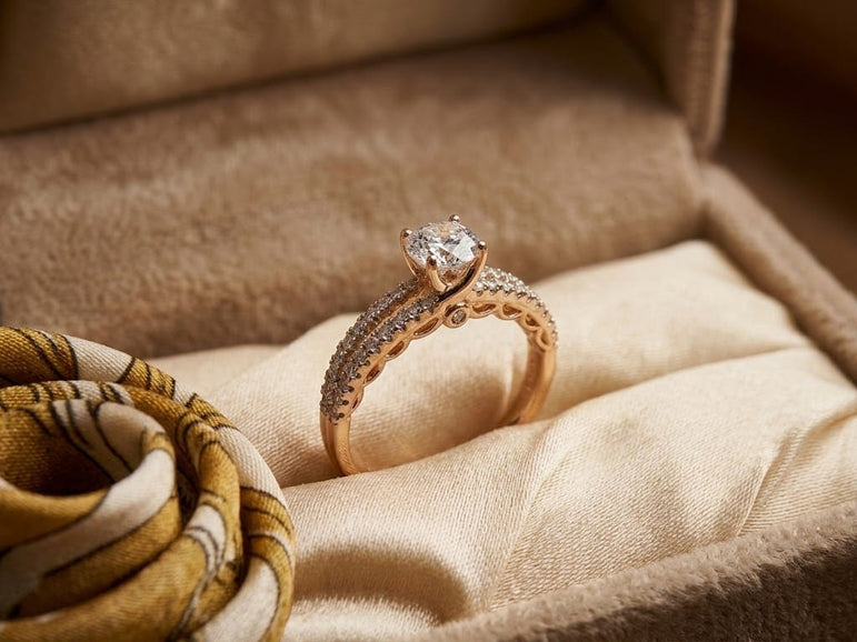 24k Gold Plated Branded Ring