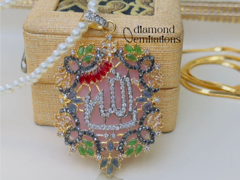 Goldplated Allah pendant