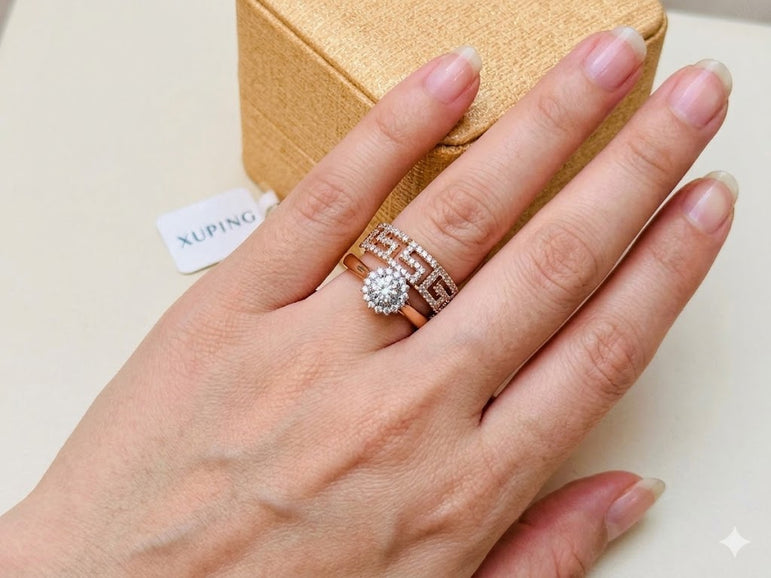 24k gold plated imported ring