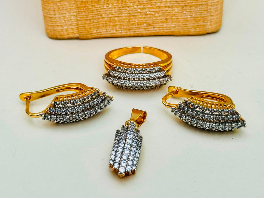 24k goldplated indian set