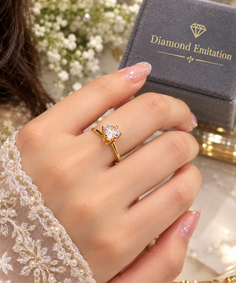 24k gold plated imported ring