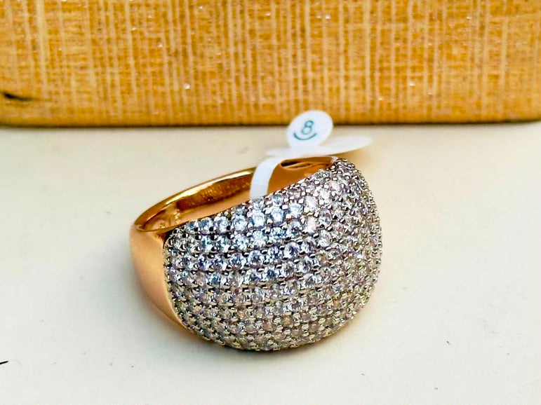 Gold Plated Branded Ring