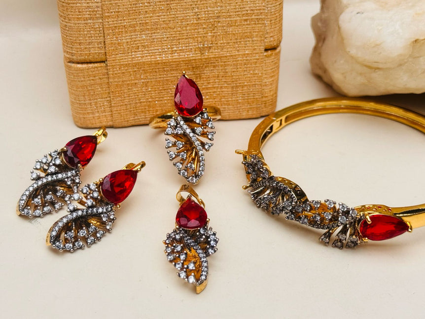 18k Goldplated With Real Zircons