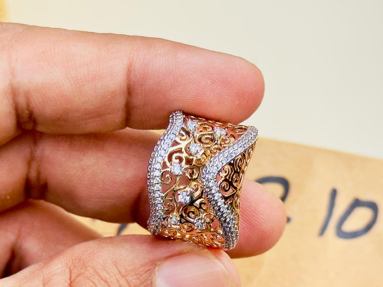 24k goldplated imported rings