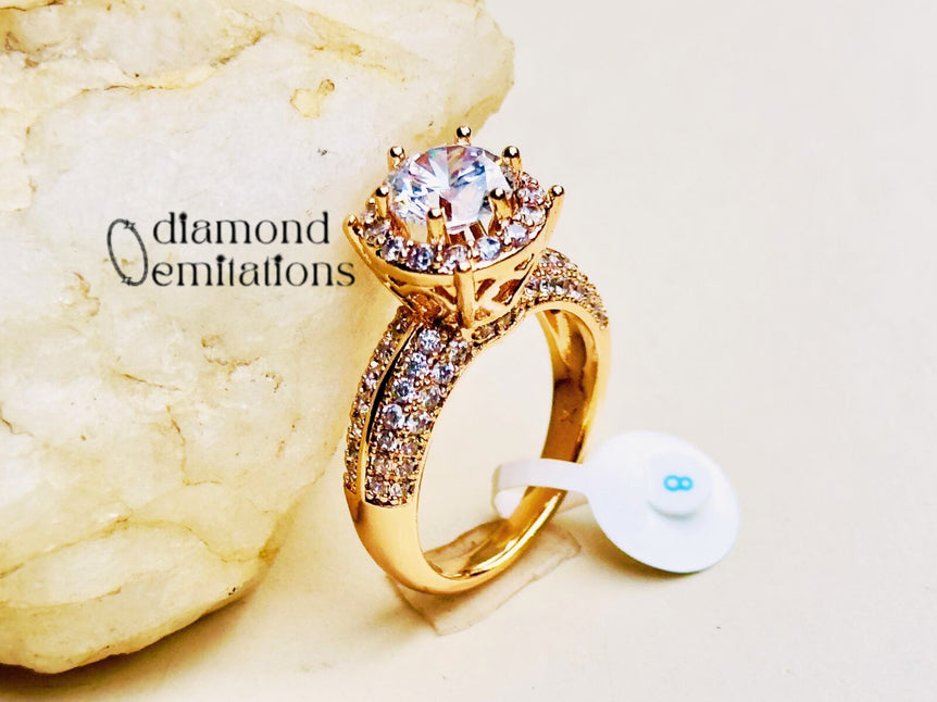 24k gold plated imported branded ring