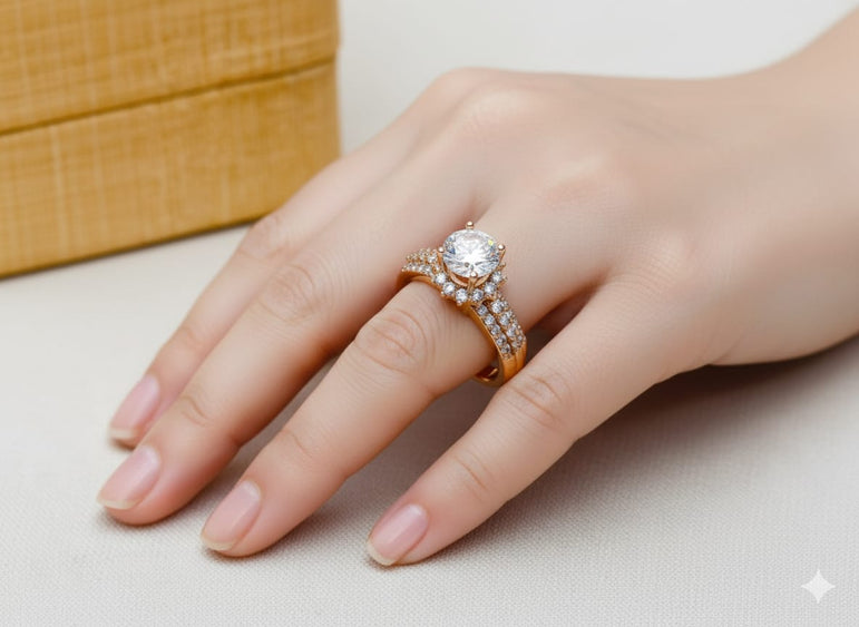 24k goldplated imported rings