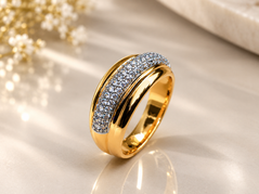 24k gold plated imported ring