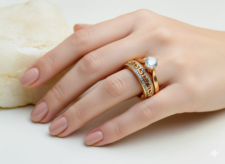 24k gold plated imported rings