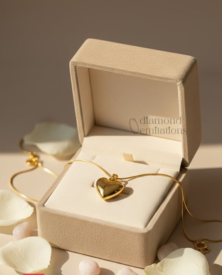 Goldplated Imported Chain and locket