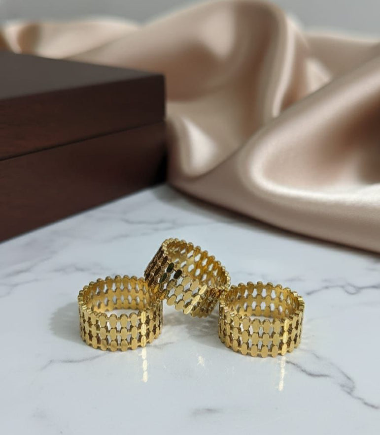 Gold plated imported ring